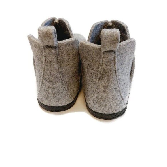 Birkenstock Andermatt Kids Slipper Bootie Size L1 EU 32 Wool Light Gray Narrow - Picture 7 of 9
